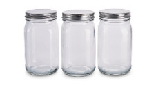 Meal Preparation Glass Jars 