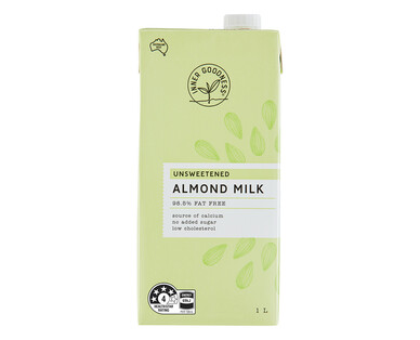 Inner Goodness Unsweetened Almond Milk 1L