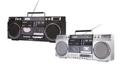 Bluetooth Boombox with CD Player and Cassette Deck