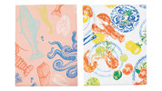 Seafood Print Tablecloth