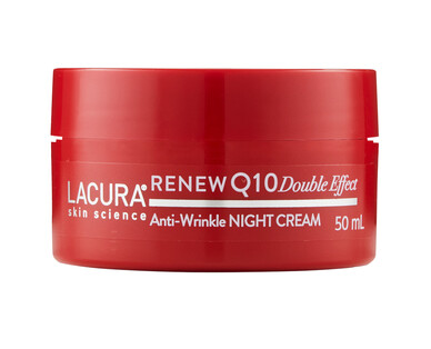 LACURA® Renew Q10 Anti-Wrinkle Night Cream 50ml