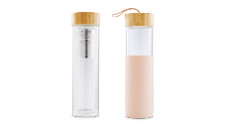 Glass Drink Bottle or Tea Infuser Bottle  