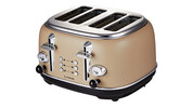 Designer 4 Slice Toaster - Silver Mink or Morganite