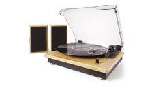 Turntable with Detachable Speakers 