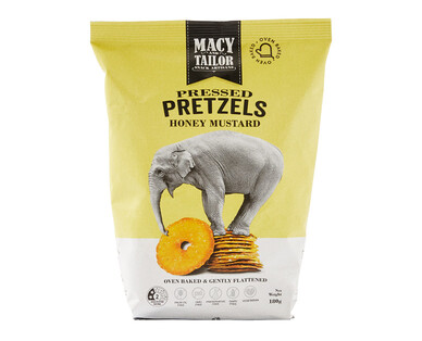 Macy and Tailor Pressed Pretzels Honey Mustard 180g 