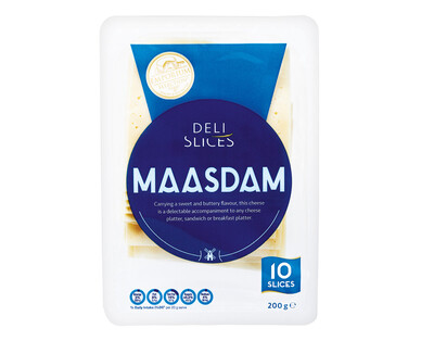 Emporium Selection Maasdam Cheese Slices 200g