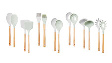 Silicone and Wood Utensils 