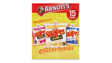 Arnott’s Shapes Cheese Lovers Multipack 15pk/375g 