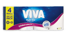 Viva Double Length Paper Towel 4pk 