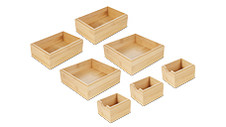 Bamboo Drawer Organiser 7pc set 