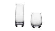 Crystal Water Glasses or Stemless Champagne Glasses 4pk