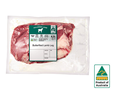 Killarnee Butterflied Lamb Leg per kg