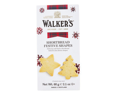 Walker’s Shortbread Festive Shapes 60g