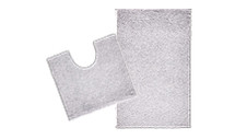 Microfibre 2 Piece Bath Mat Set 