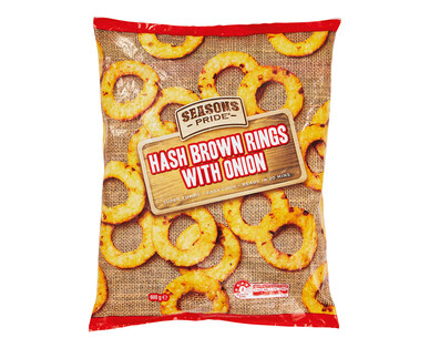 Seasons Pride Hash Brown Rings with Onion 600g