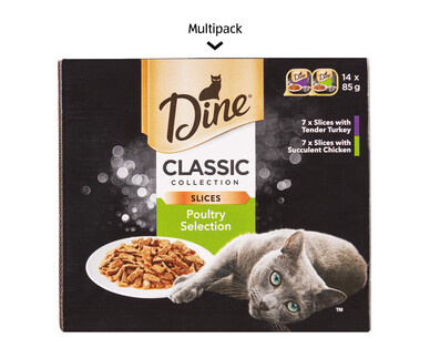 Dine Cat Food Multipack 14 x 85g