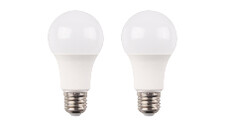 LED Globes E27 2pk Dimmable 