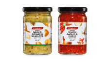 Stonemill Crushed Garlic, Ginger & Shallots or Onion, Garlic & Chilli 230g 