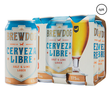 BrewDog Cerveza Libre 4 x 375ml