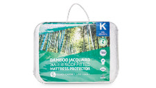 Protect-A-Bed® Bamboo Jacquard Waterproof Fitted Mattress Protector – King Size 