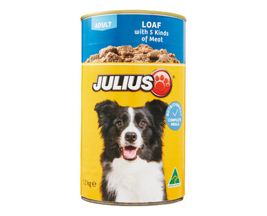 Julius Dog Food Loaf with 5 Kinds of Meat 1.2kg