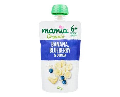 Mamia® Organic Banana Blueberry &amp; Quinoa 6mth+ 120g