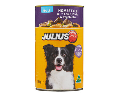 Julius Dog Food Homestyle with Lamb, Pasta &amp; Vegetables 1.2kg