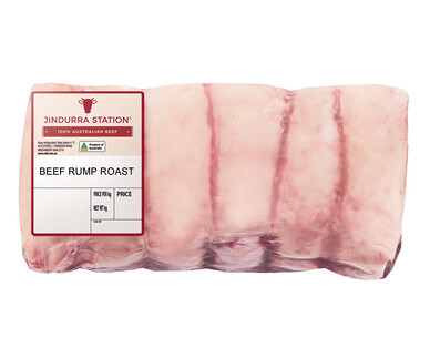 Jindurra Station Beef Rump Roast per kg