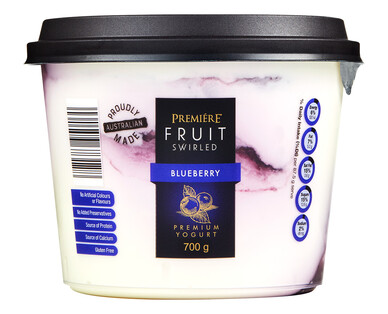 Premiere Fruit Swirl Blueberry Yogurt 700g