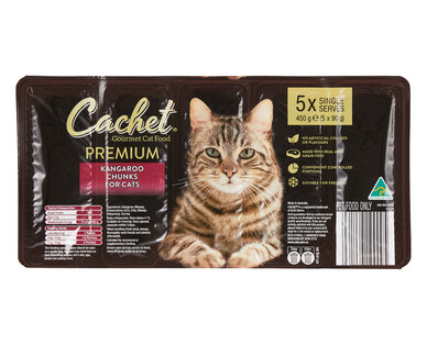 Cachet Premium Kangaroo Chunks for Cats 450g - Kangaroo