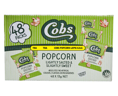 Cobs Popcorn 48pk/624g