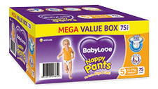 Walker Nappy Pants Megabox 75pk 