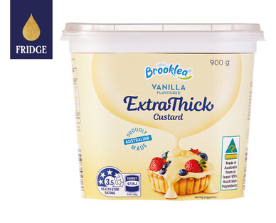 Brooklea Extra Thick Vanilla Custard 900g