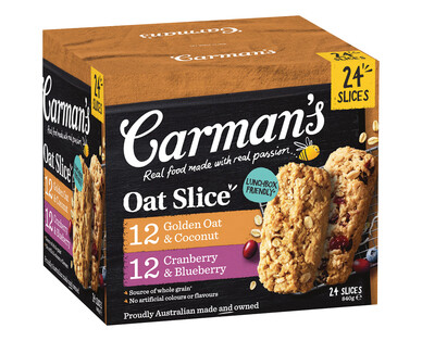 Carman’s Oat Slice 24pk/840g