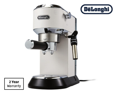 De’Longhi Dedica Pump Espresso Coffee Machine – White