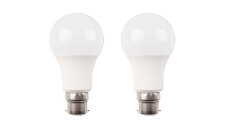 LED Globes B22 2pk Dimmable 