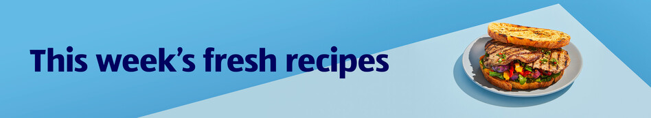 This week's fresh recipes banner