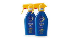 NIVEA Protect & Moisture Sunscreen SPF50+ Twin Pack 2 x 300ml 