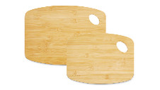 Bamboo Cutting Boards 2pc Set 