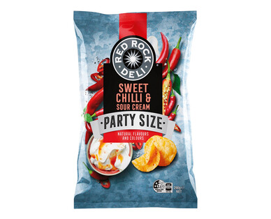 Red Rock Deli Party Size Sweet Chilli &amp; Sour Cream 290g 