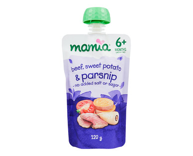 Mamia® Baby Dinners Winter Vegetable &amp; Beef 6mth+ 120g