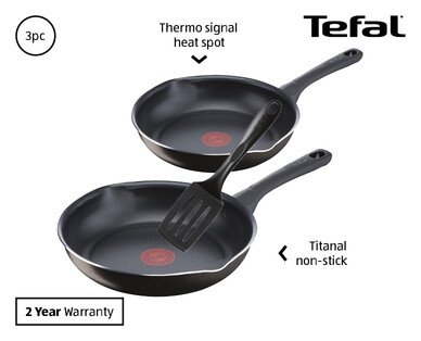 Tefal Day by Day Spouted Frypan 3pc Set