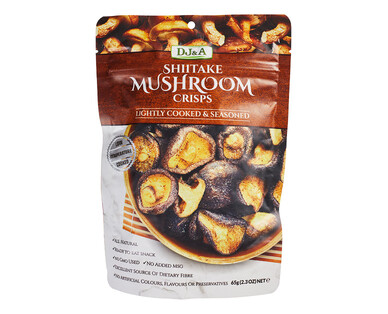 DJ&amp;A Shiitake Mushroom Crisps Original 65g