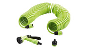 Coiled Garden Hose Set 15m