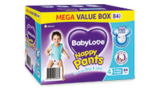 Toddler Nappy Pants Megabox 84pk 