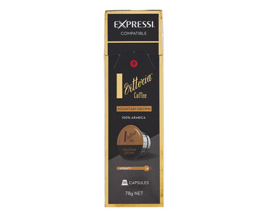 Vittoria Expressi Compatible Mountain Grown Coffee Capsules 10pk