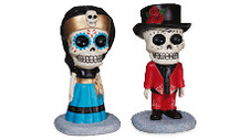 Day of the Dead Garden Statues 