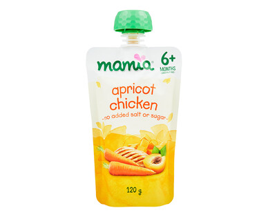 Mamia® Baby Dinners Apricot Chicken 6mth+ 120g