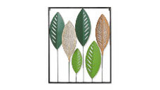 Metal Leaf Wall Art or Leaf Stakes 2pk 