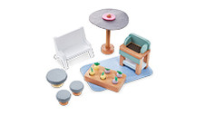 Doll’s House Wooden Room Furniture and Household Sets 